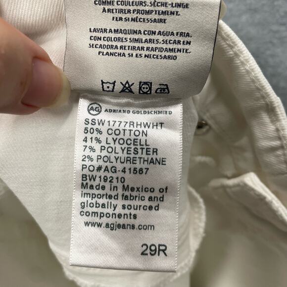 AG Adriano Goldschmeid The Farrah High Rise Skinny Ankle Jeans Size 29R - Picture 6 of 6